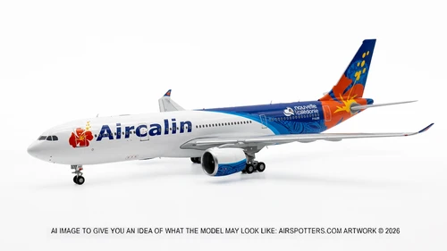 Inflight200 1/200 Airbus A330-202 Aircalin Air Caledonie International F-OJSE model aircraft with display stand