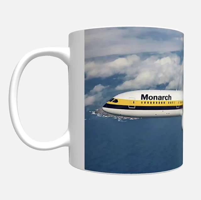 Monarch Boeing 787 exclusive 11oz ceramic mug