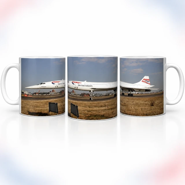 British Airways Concorde mug