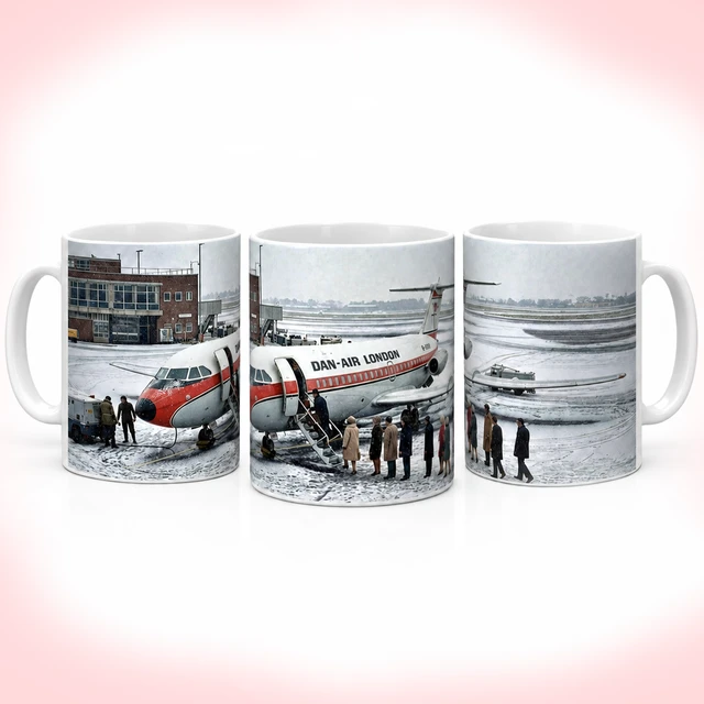 Dan-Air London One-Eleven mug