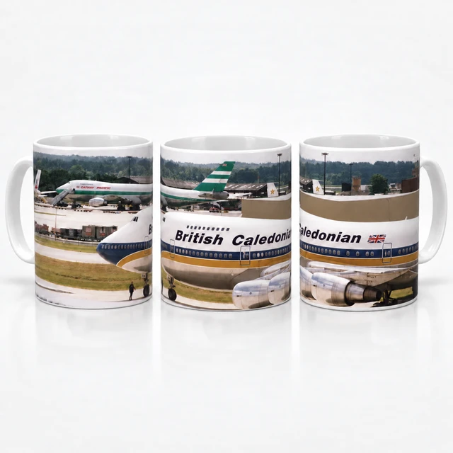 British Caledonian Boeing 747 G-GYLN mug