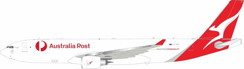 Inflight 200 Qantas Freight / Australia Post Airbus A330-200 (P2F) VH-EBF Scale 1/200 IF332QF0124