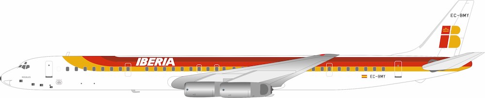 Inflight 200  Iberia Douglas DC8-63 EC-BMY Scale 1/200 IF863IB1123