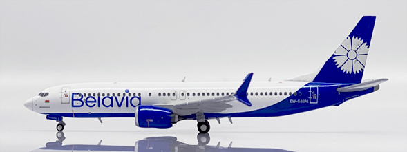 JC Wings Belavia Belarusian Airlines Boeing 737 MAX 8  EW-546PA Scale 1/400 LH4252