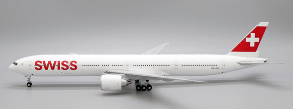 JC Wings Swiss Boeing 777-300ER HB-JNG Flaps Down Scale 1/200 XX20039A