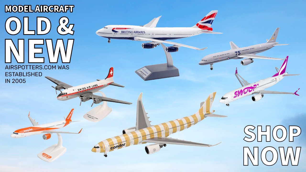 Pre-loved Corgi model aircraft. We are always adding new models. 