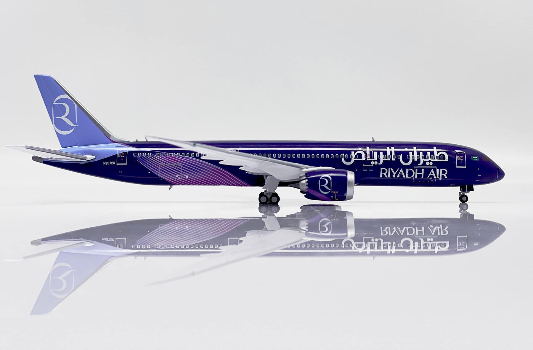 JC Wings Riyadh Air Boeing 787-9 Dreamliner With Antennas Scale 1/400 ...