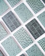 Blue Rice Pattern Notebook