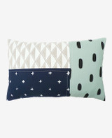 Oblong Shore Patchwork Pillow
