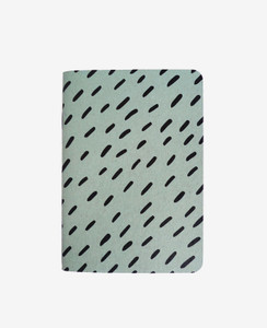 Blue Rice Pattern Notebook
