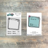 Note To Self Stamp Set - 6 Piece 3x4 Stamp Set