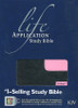 KJV Life Application Study Bible 2nd Edition, TuTone Black/Patent Leather Pink Leatherlike