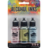 Tim Holtz Alcohol Ink .5oz 3/Pkg - Countryside Colors (Shell Pink, Willow, Cloudy Blue)