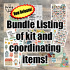 Bundle Listing for "The Way Back Home" Kit and Coordinating Items