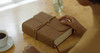 Interleaved Journaling Bible (Brown, Flap with Strap), Leather