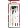 Dina Wakley Media Brushes - 4 Piece /Pkg - by Dina Wakley Media