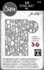 Mini Cobblestone - Sizzix - 3D Texture Fades - Embossing Folder - by Tim Holtz