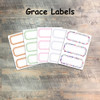 The Currency of Grace Labels - 5 Sheets of Label Stickers from BTW4G- Inspired by "The Currency of Grace"