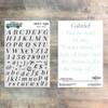Gabriel Alpha  - 6x8 Stamp Set