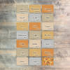 Set 2 Mini Flash Cards for "A Biblical Thanks" - 20 2x3 Flash Cards  to Match Kit