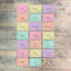 Set 2 Mini Flash Cards for Together - 20 2x3 Flash Cards  to Match Kit