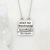 Bind My Heart Necklace {Pewter}