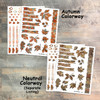 Autumn Colorway Digital Collection for "Renewed in Spirit" Scripture Writing, October 2025