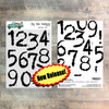 Big Idea Numbers, MATTHEW  - 15 Piece 6x8 Stamp Set