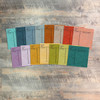 The Way Back Home Library Cards - Set of 15 Library Cards - Journaling Cards