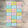 Set 2 Mini Flash Cards forThe Way Back Home - 20 2x3 Flash Cards  to Match Kit