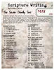 Scripture Writing Plan - Coordinates with "The 7 Deadly Sins" - May 2026