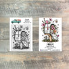 Floral Mailbox Stamp  - 1 Piece Stamp Set - 3x4Stamp Set