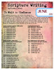 Scripture Writing Plan - Coordinates with "To Walk in Obedience" - June 2026