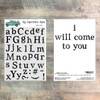 Big Expectation Alpha  - 41 Piece 6x8 Stamp Set