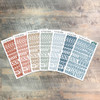 As He Said - Clear Alpha Stickers - 7 Sheets of Clear Alpha Stickers - For the margins of your Bible!