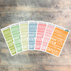 Knowing Jesus - Clear Alpha Stickers - 7 Sheets of Clear Alpha Stickers - For the margins of your Bible!