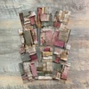 Raspberry & Sage Journaling Cards - Face To Face- 12 Unique-3x4 Journaling Cards