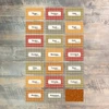 Set 2 Mini Flash Cards for Enough For Today - 20 2x3 Flash Cards  to Match Kit