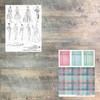 Digital Paper Collection for "Holy Holy Holy" Devotional Kit - 11 Sheets of Coordinating Papers - by ByTheWell4God