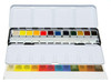 Daniel Smith: 12-Color Half Pan Set in Metal Box with 12 Empty Half Pans - Bible Journaling Supplies