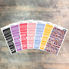 A God Lens - Clear Stickers - 7 Sheets of Clear Stickers, Inspired by "20|20 Vision" - Perfect for the margins of your Bible