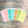 Contentment - Clear Stickers - 7 Sheets of Clear Stickers, Inspired by "Greener Grass" - Perfect for the margins of your Bible