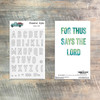 Elemental Alpha Stamp Set - 36 Piece Stamp Set - ByTheWell4God