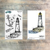 Lighthouse Stamp Set - 7 Piece Stamp Set - ByTheWell4God