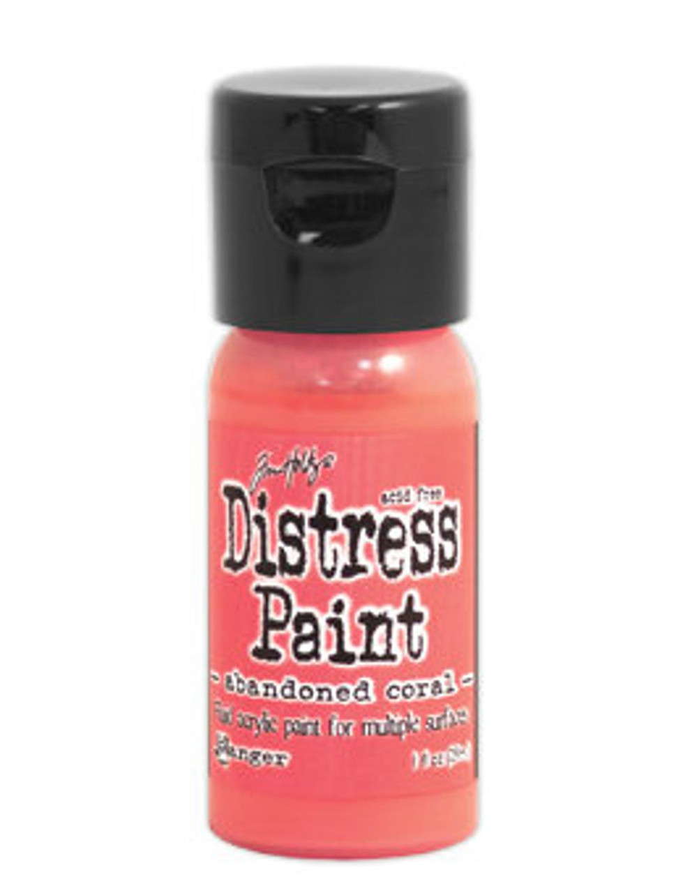 Abandoned Coral Distress Paint - Fluid Acrylic - Flip Top - 1 oz