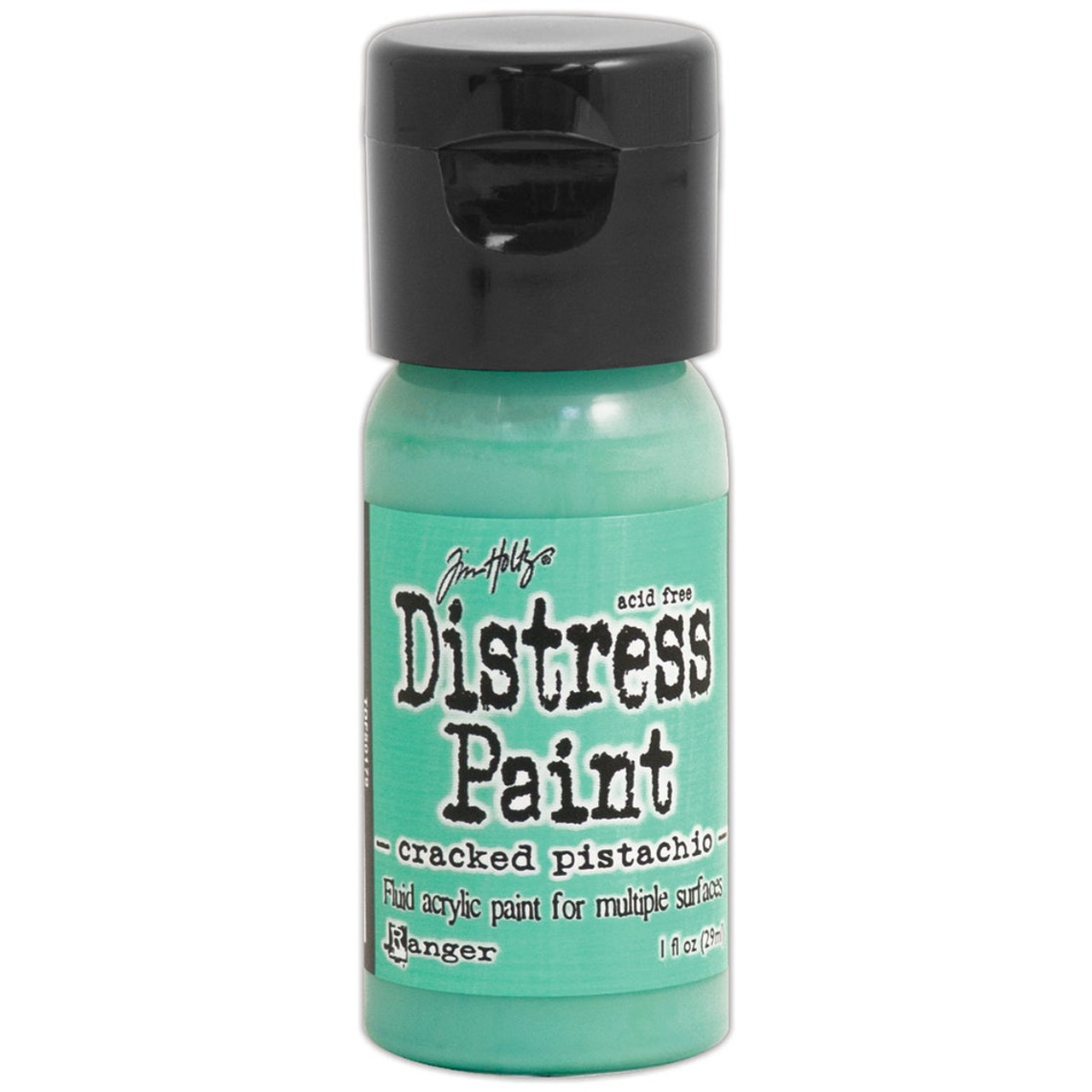 Cracked Pistachio Distress Paint - Fluid Acrylic - Flip Top - 1 oz