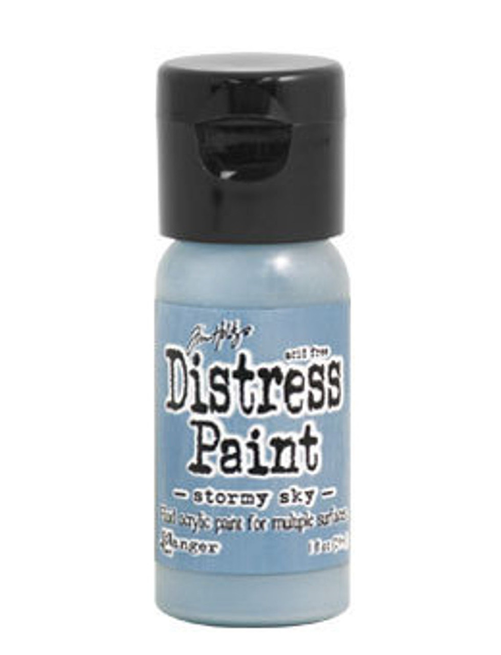 Stormy Sky Distress Paint - Fluid Acrylic - Flip Top - 1 oz