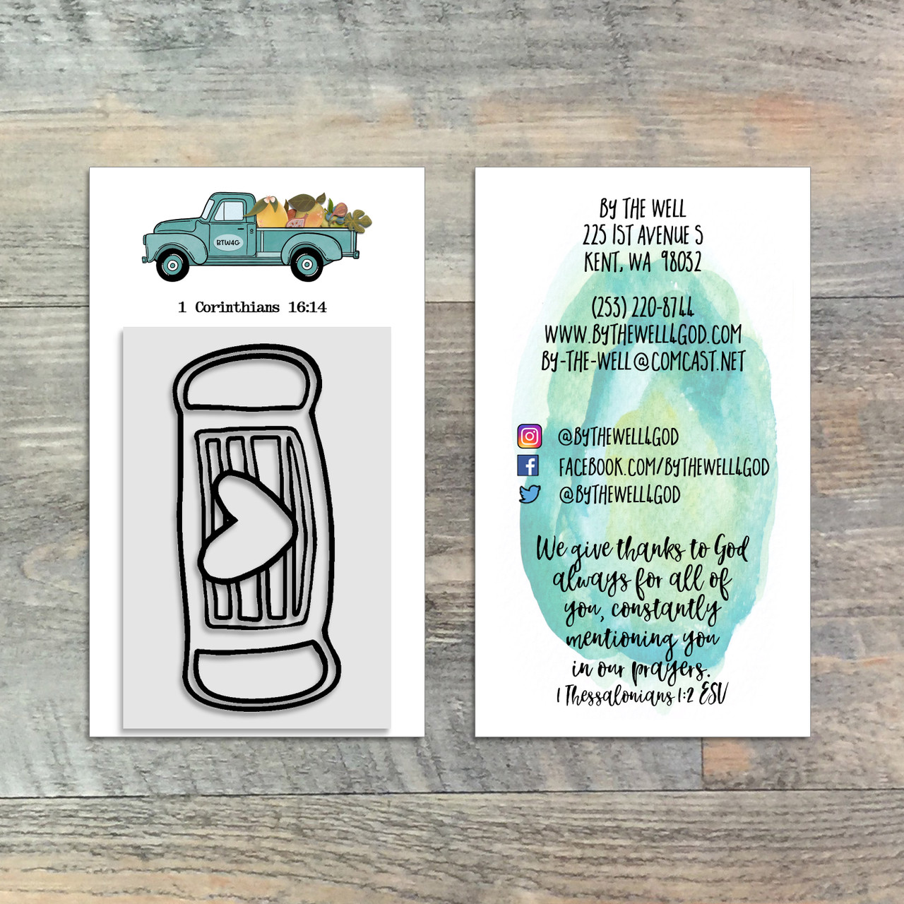 Filtered Through Love - 2x3 Stamp - ByTheWell4God