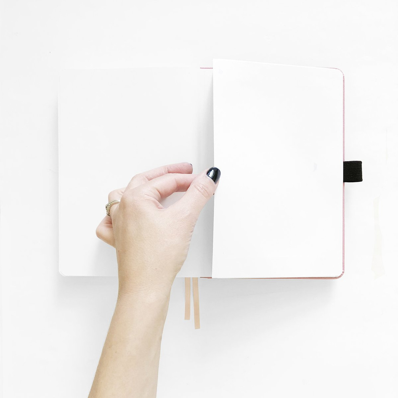 A5 Rose Gold Dot Grid Notebook