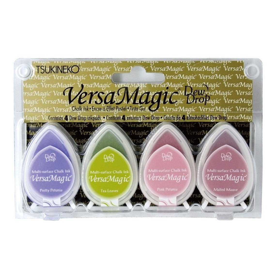 Flower Pot Tsukineko Versamagic Dew Drop Chalk Pigment Ink Set